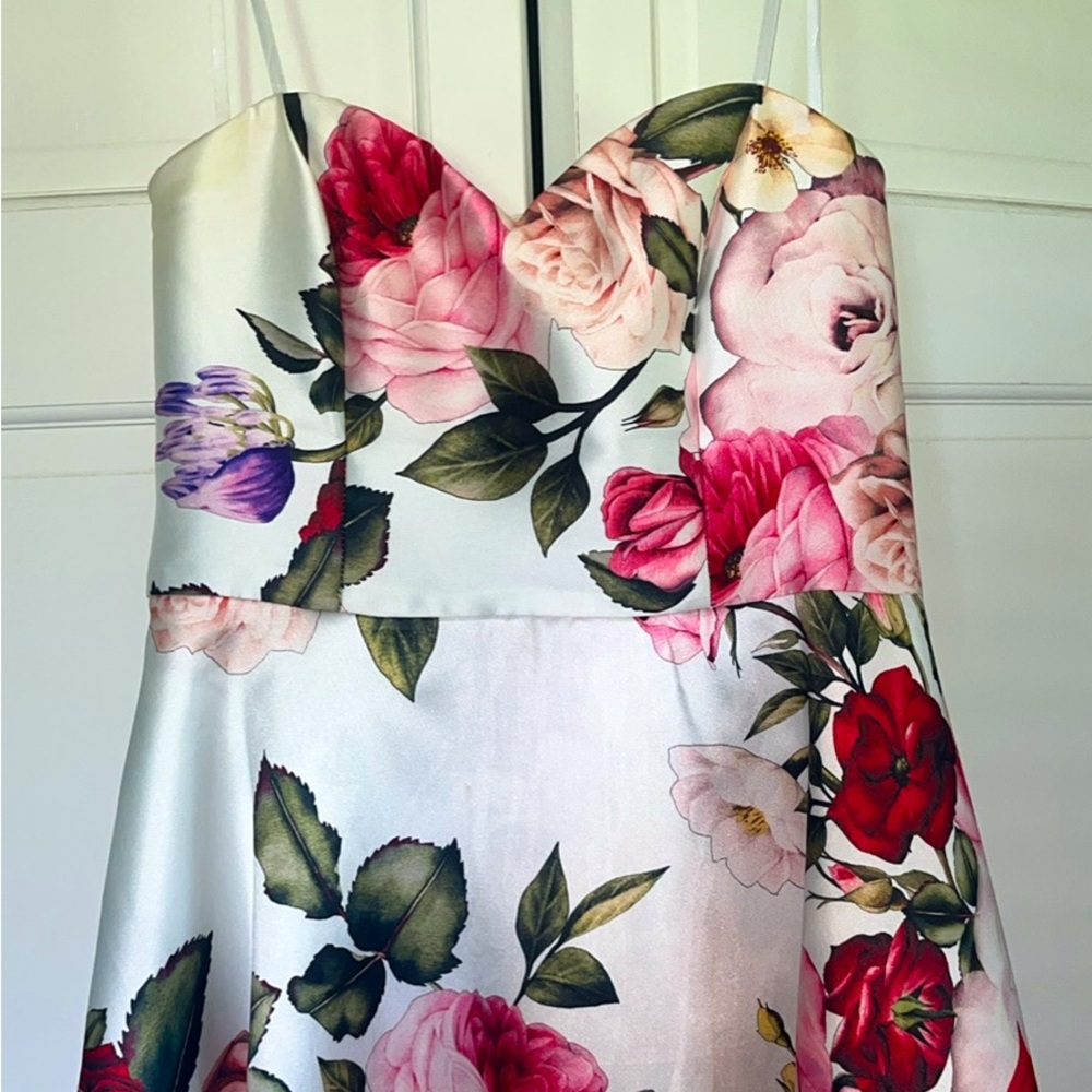B. Darlin White Floral Mini Dress